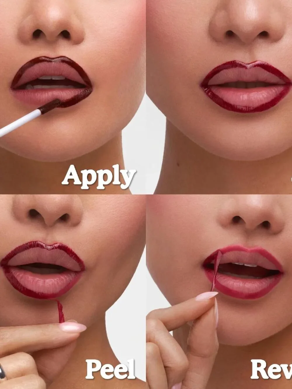 Sacheu Lip Liner STAY-N Peel Off Lip Stain, Longwear, p-INKED | Water-resistant